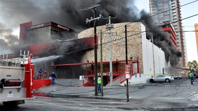 mexico casino fire